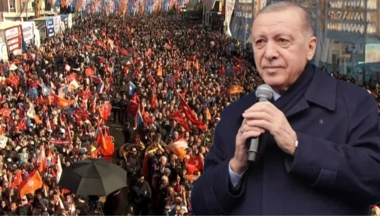 Erdoğan, Denizli mitingine katılan kişi sayısını açıkladı: Şu anda alanda 75 bin kişi var