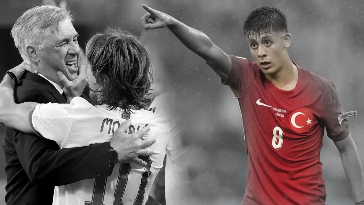 Git Modric’le poz ver! Real Madridli taraftarlardan Ancelotti’ye Arda Güler tepkisi…