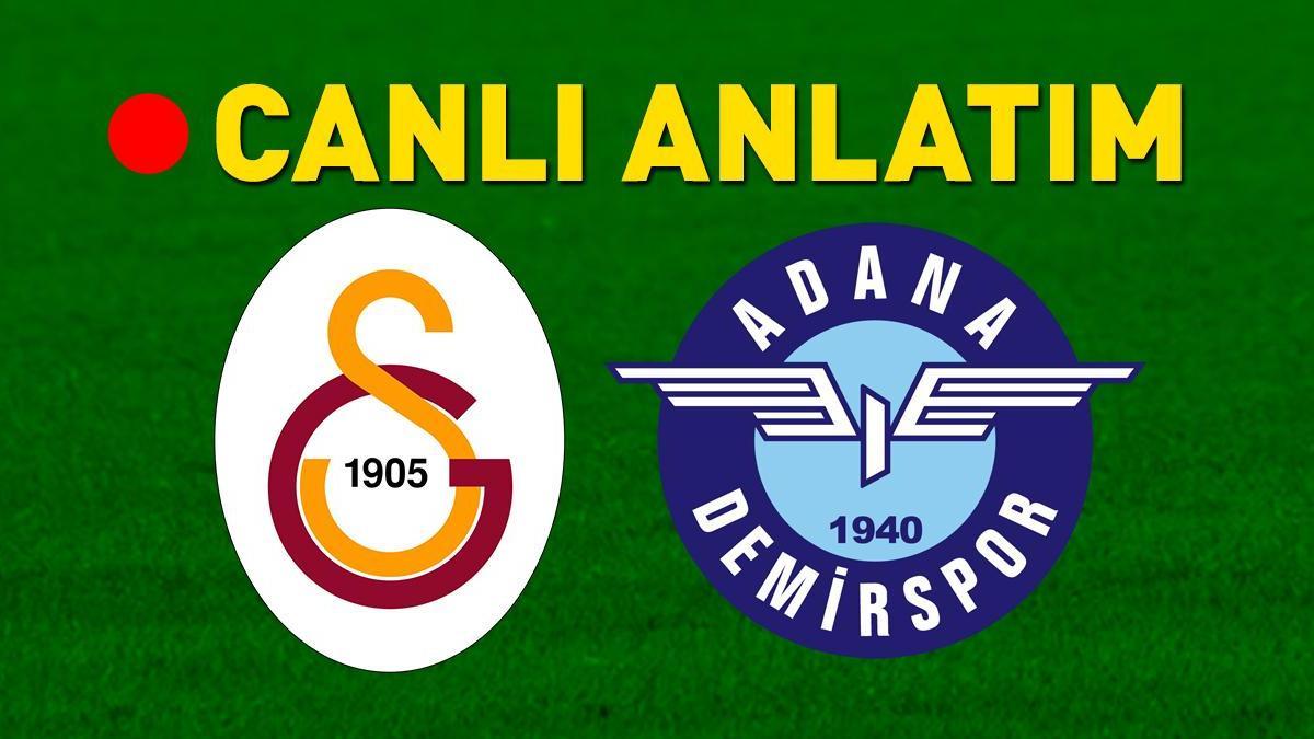 Galatasaray – Adana Demirspor Maçı Canlı Anlatım |  SON DAKİKA HABERİ: Adana Demirspor, Galatasaray maçında sahadan çekildi