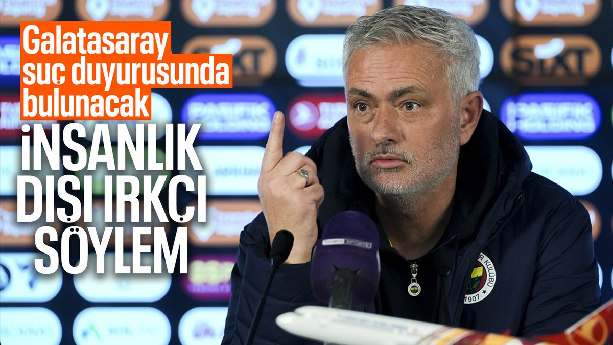 Galatasaray’dan Mourinho açıklaması: Suç duyurusunda bulunacağız